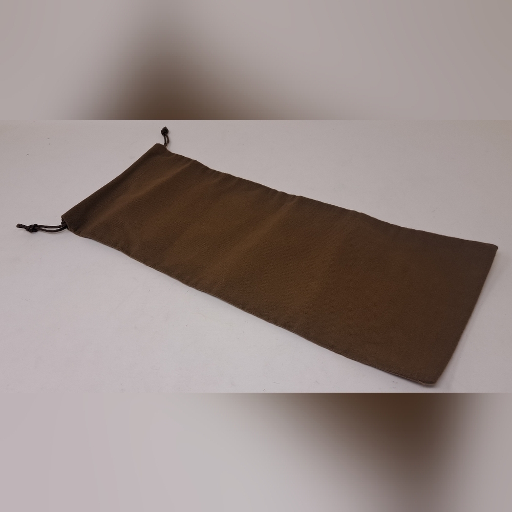 Gucci Drawstring Bag Storage Dust Travel Brown Vintage Y2K HQ 16" x 6.5" - Picture 4 of 8